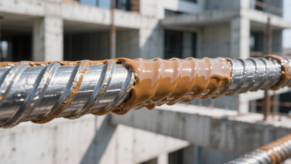 What chemical compatibility testing is required before using epoxy resins with stainless steel reinforcement?