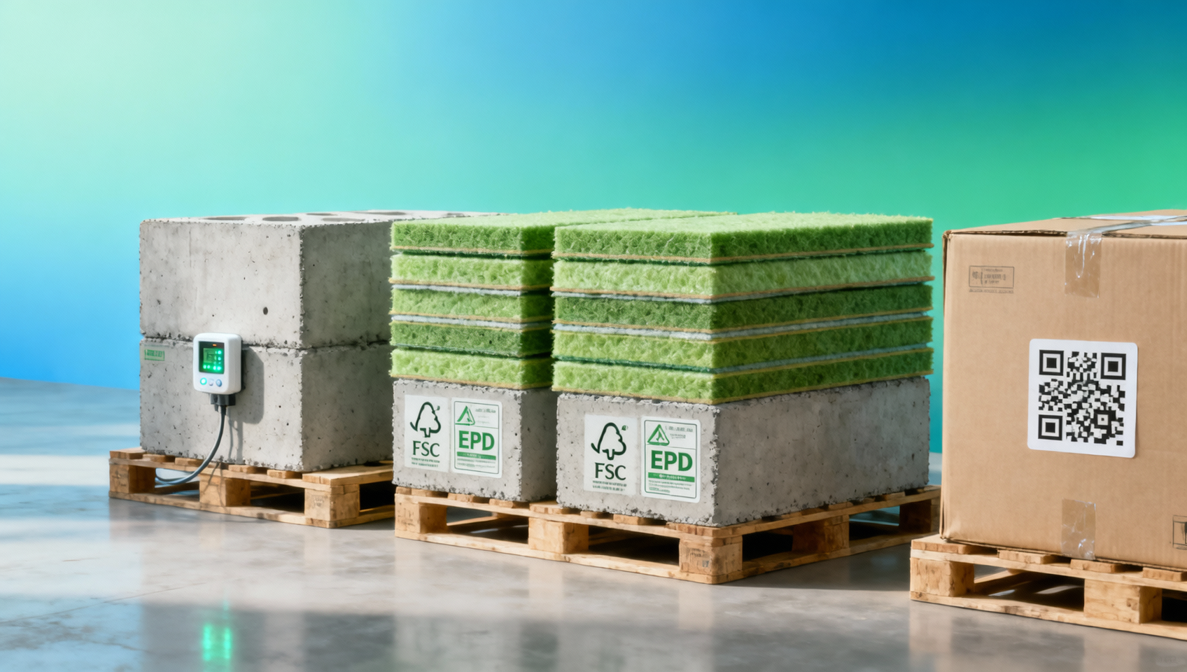 How does the Industrial Revolution’s legacy influence modern supply chain resilience for green building materials?