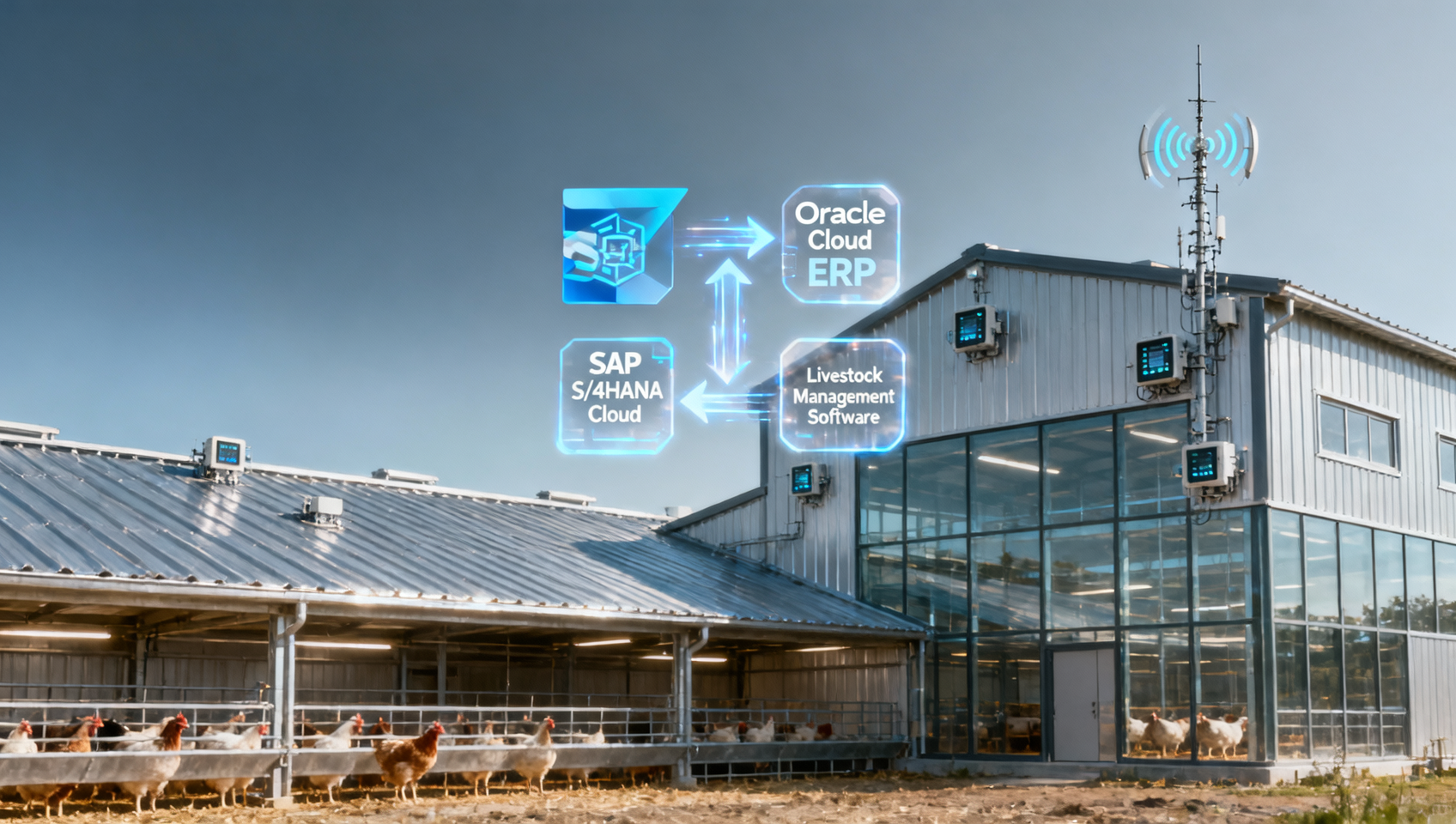 Can livestock management software integrate with existing farm ERP without custom coding?