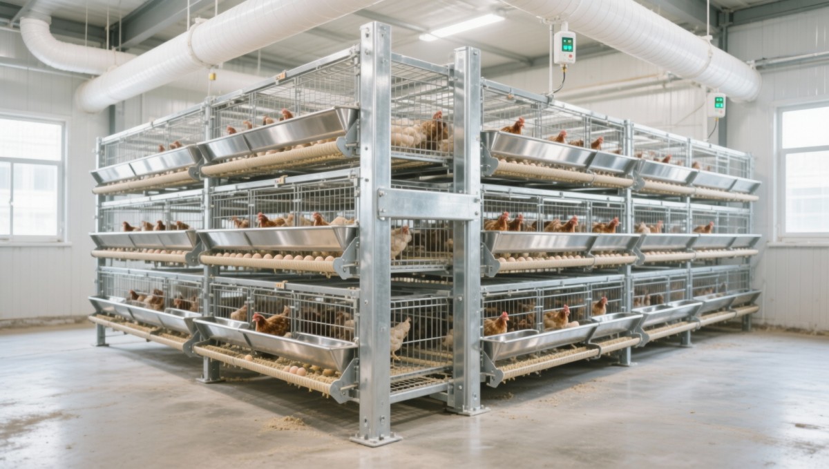 How does a fully automatic H type layer chicken cage work in modern poultry farms? How does a fully automatic H type layer chicken cage work in modern poultry farms?