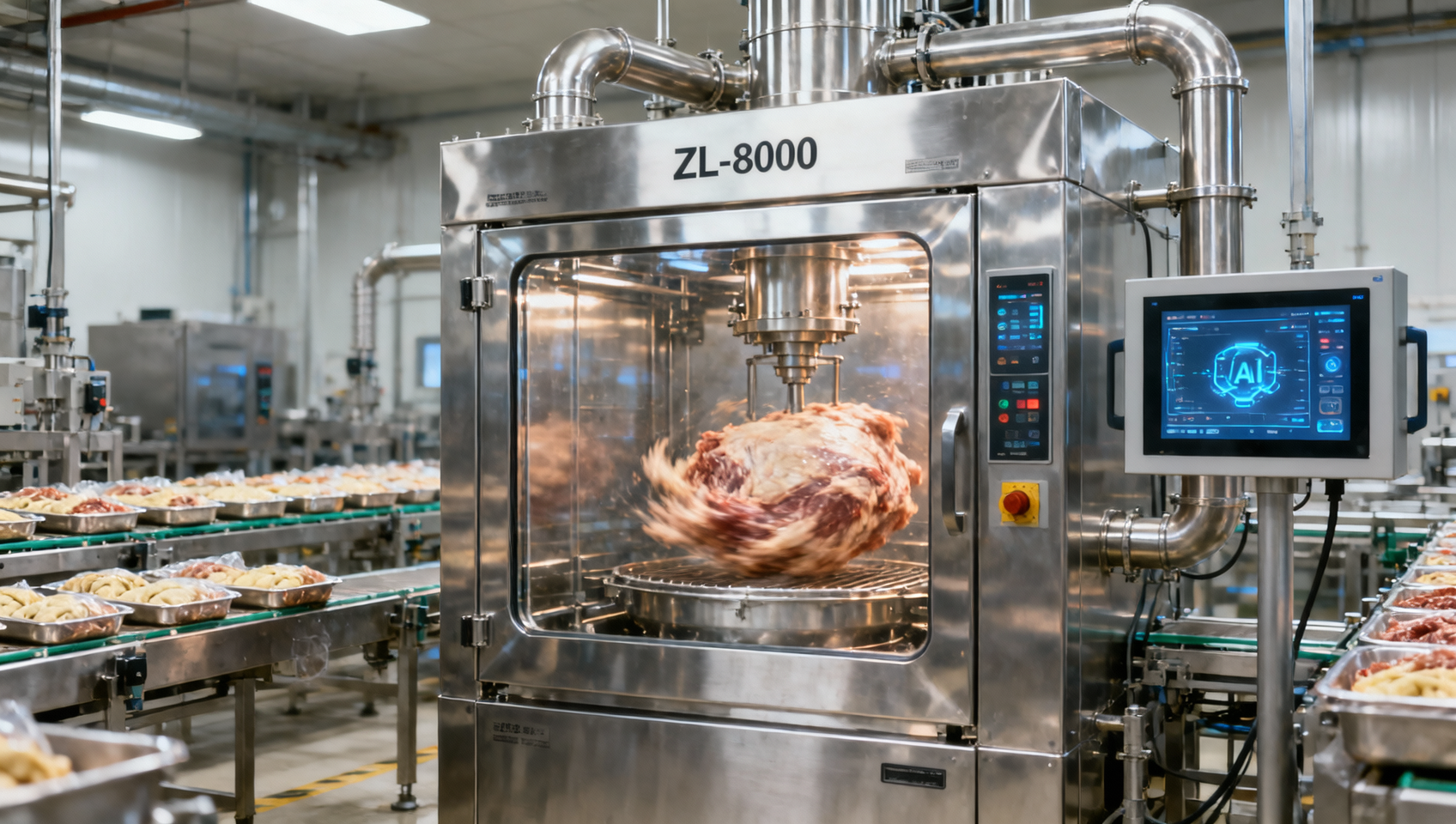 COFCO Technology Launches ZL-8000 Fully Automated Vacuum Tumbling System, Catering to Pre-made Food Production Line Upgrades COFCO Technology Launches ZL-8000 Fully Automated Vacuum Tumbling System, Catering to Pre-made Food Production Line Upgrades