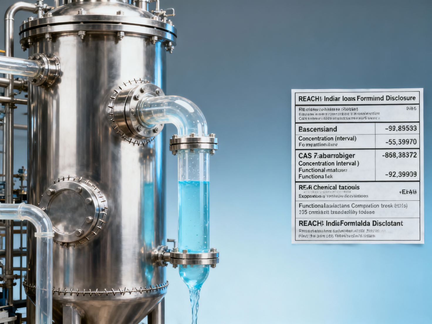 Chemical exports from India now face dual scrutiny: REACH alignment *and* local formulation disclosure