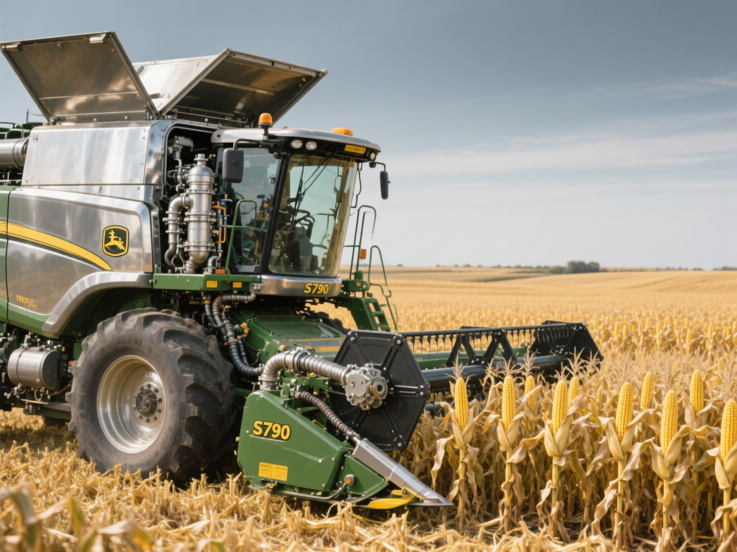 Tractors and harvesters with high-horsepower engines now consuming more fuel per acre than expected Tractors and harvesters with high-horsepower engines now consuming more fuel per acre than expected