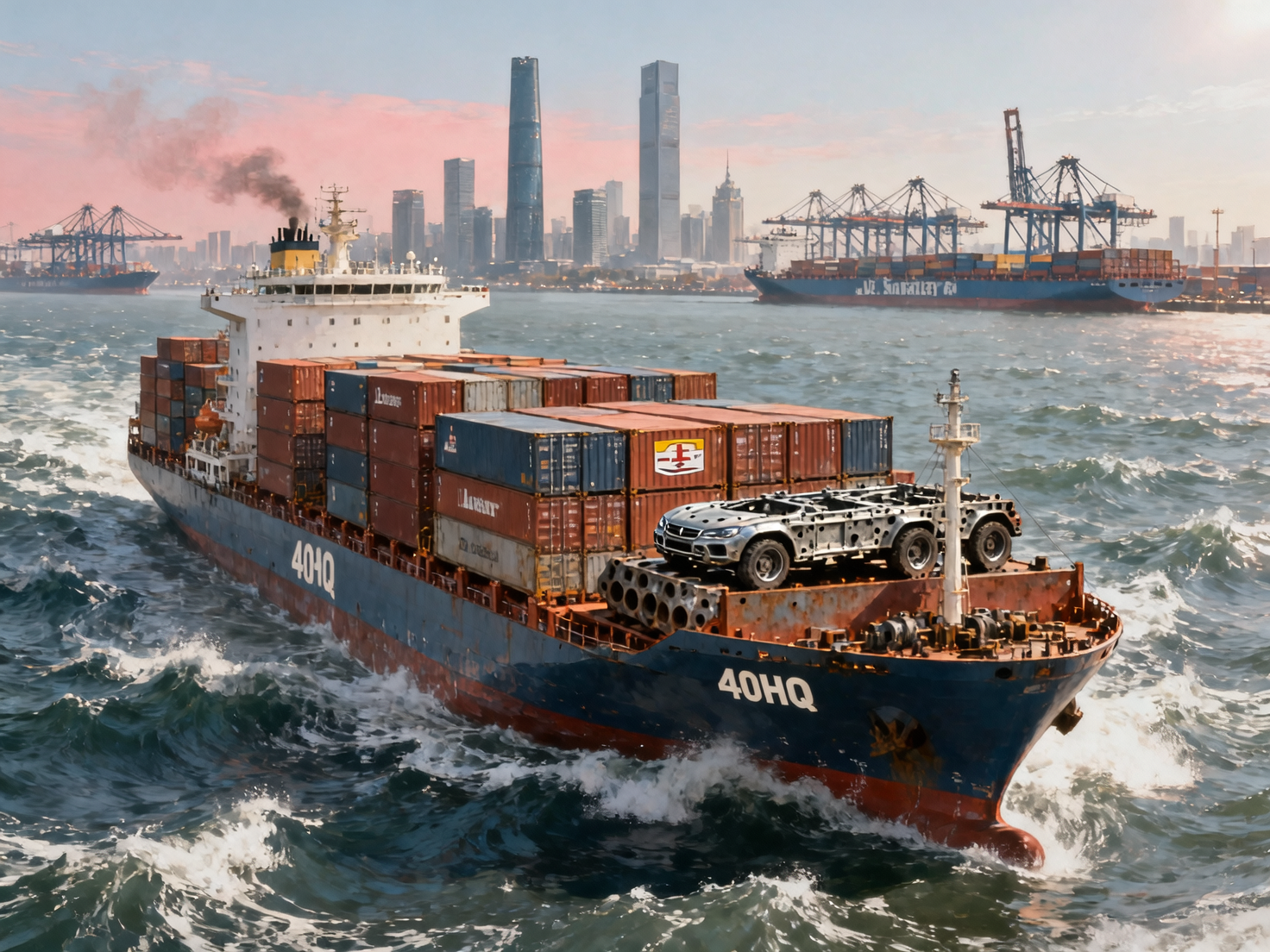 Red Sea Crisis Continues to Drive Up Asia-Europe Shipping Rates: Shanghai-Rotterdam 40HQ Container Rates Exceed $5,800, Logistics Costs for Auto Chassis Parts and Large Castings Exports Rise 22% MoM Red Sea Crisis Continues to Drive Up Asia-Europe Shipping Rates: Shanghai-Rotterdam 40HQ Container Rates Exceed $5,800, Logistics Costs for Auto Chassis Parts and Large Castings Exports Rise 22% MoM