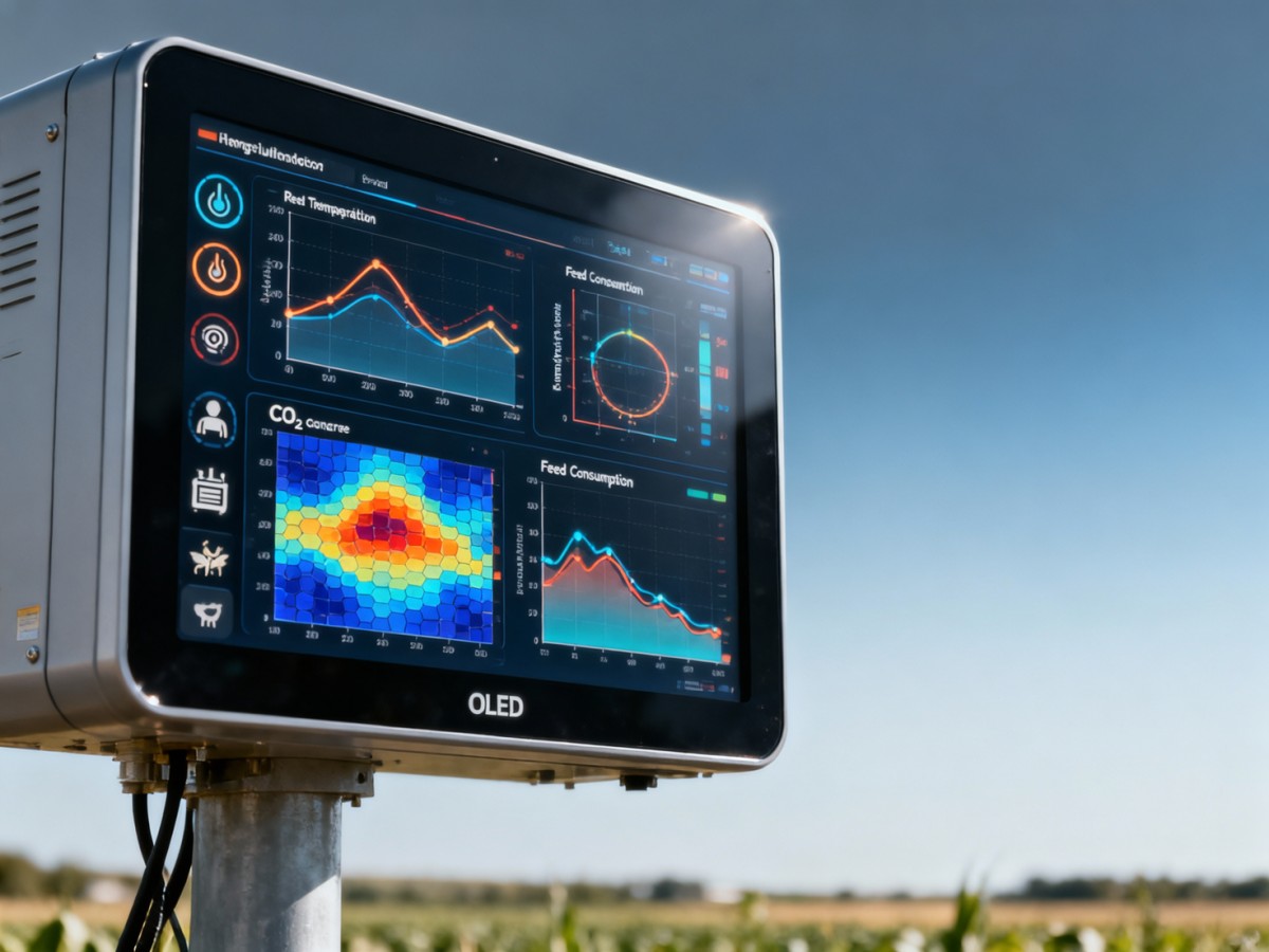 Car infotainment interfaces inspire new UI patterns for livestock dashboard displays—but usability testing is rare