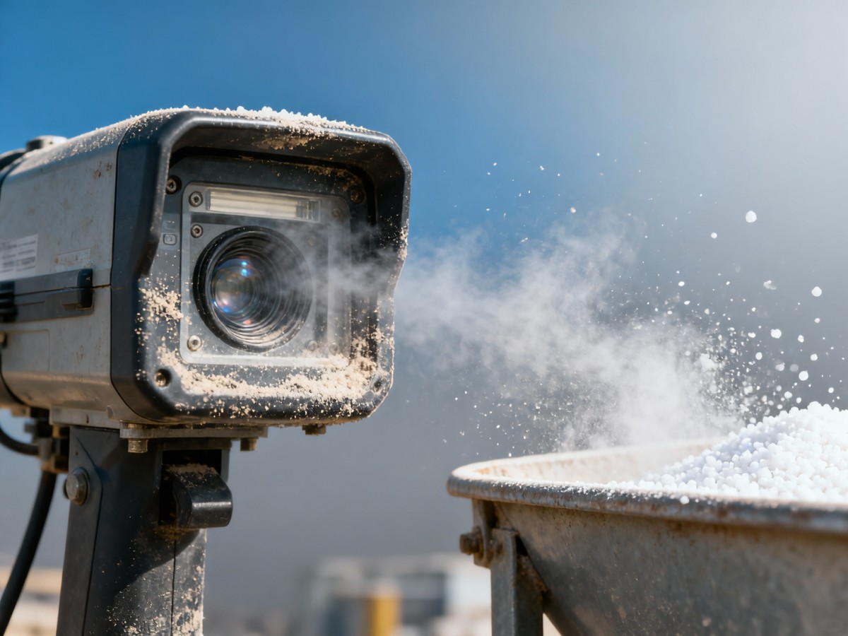 Barcode scanners used for feed lot tracking degrade faster when exposed to urea-based dust