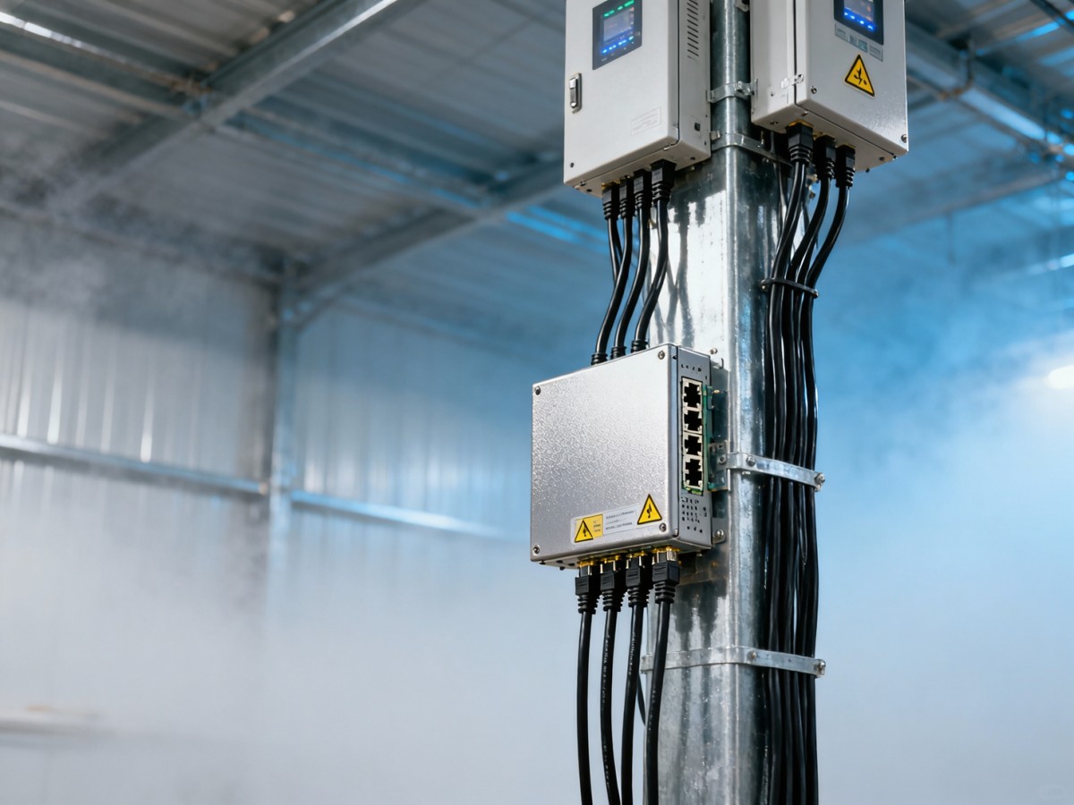 Network switches rated for industrial use still fail in poultry barns due to ammonia-induced PCB degradation Network switches rated for industrial use still fail in poultry barns due to ammonia-induced PCB degradation