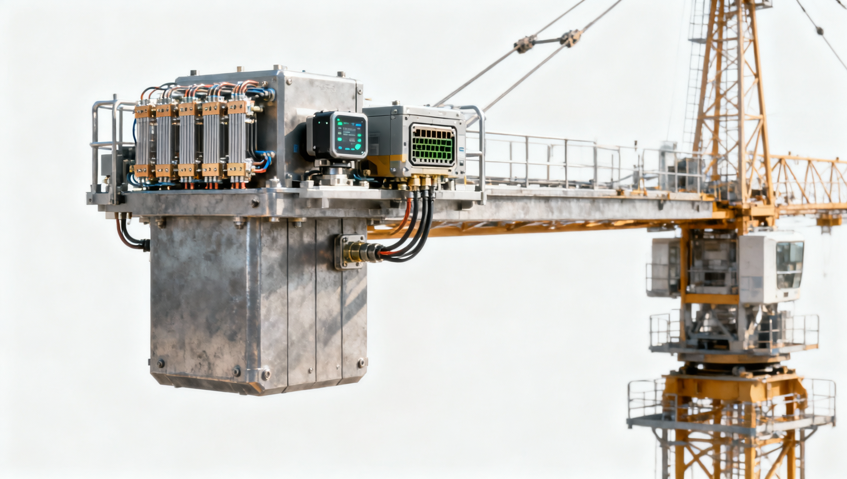 Construction cranes with AI-assisted load monitoring — what happens during signal loss?