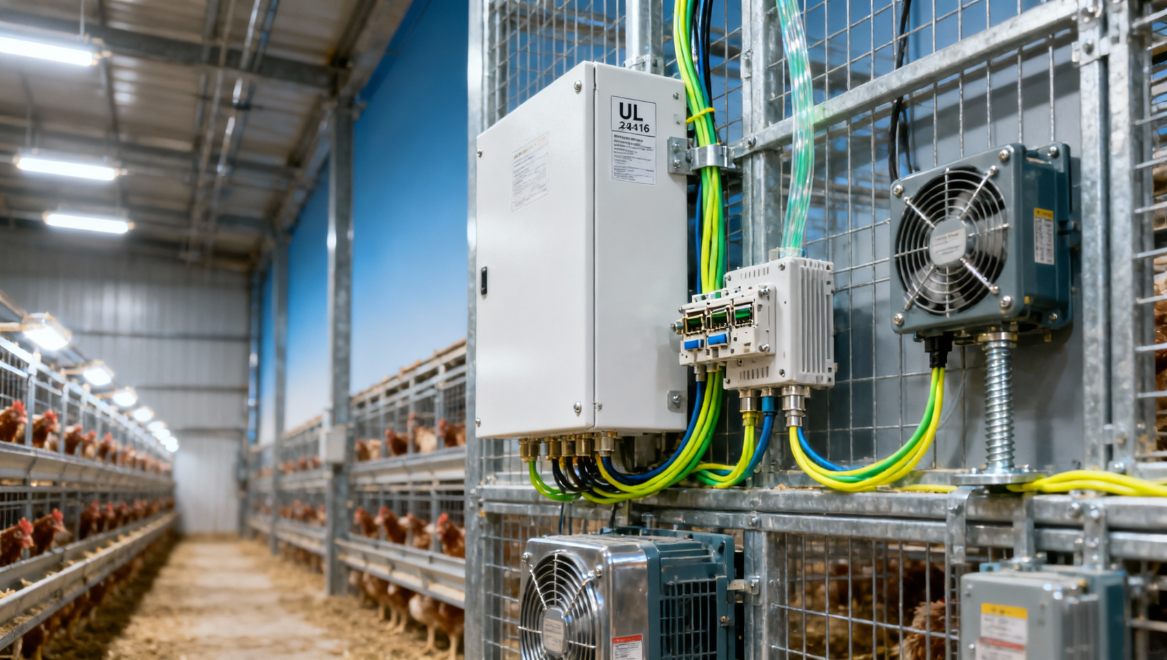 Fiber Optic Equipment Deployment on Large Poultry Farms Faces Unexpected Grounding Issues
