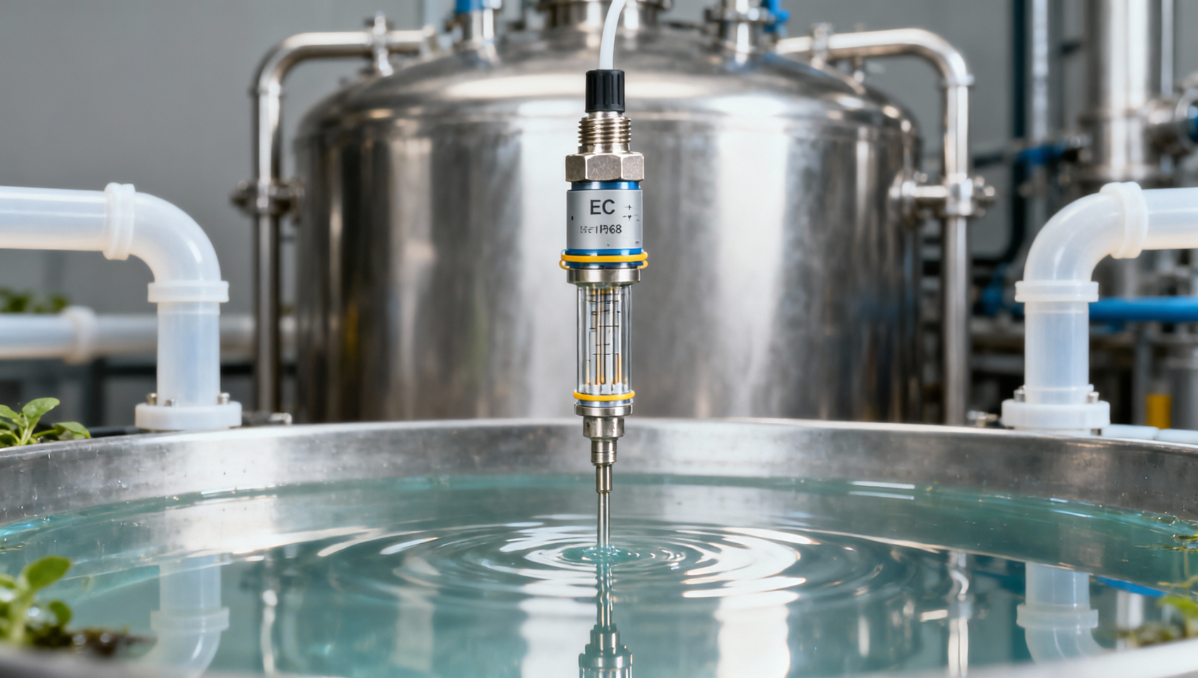 Hydroponic systems EC drift: How nutrient solution aging affects conductivity readings over time