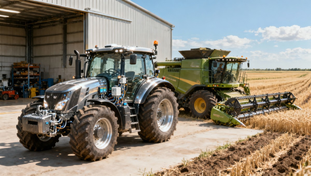 Tractors and harvesters with lower seasonal repair risk