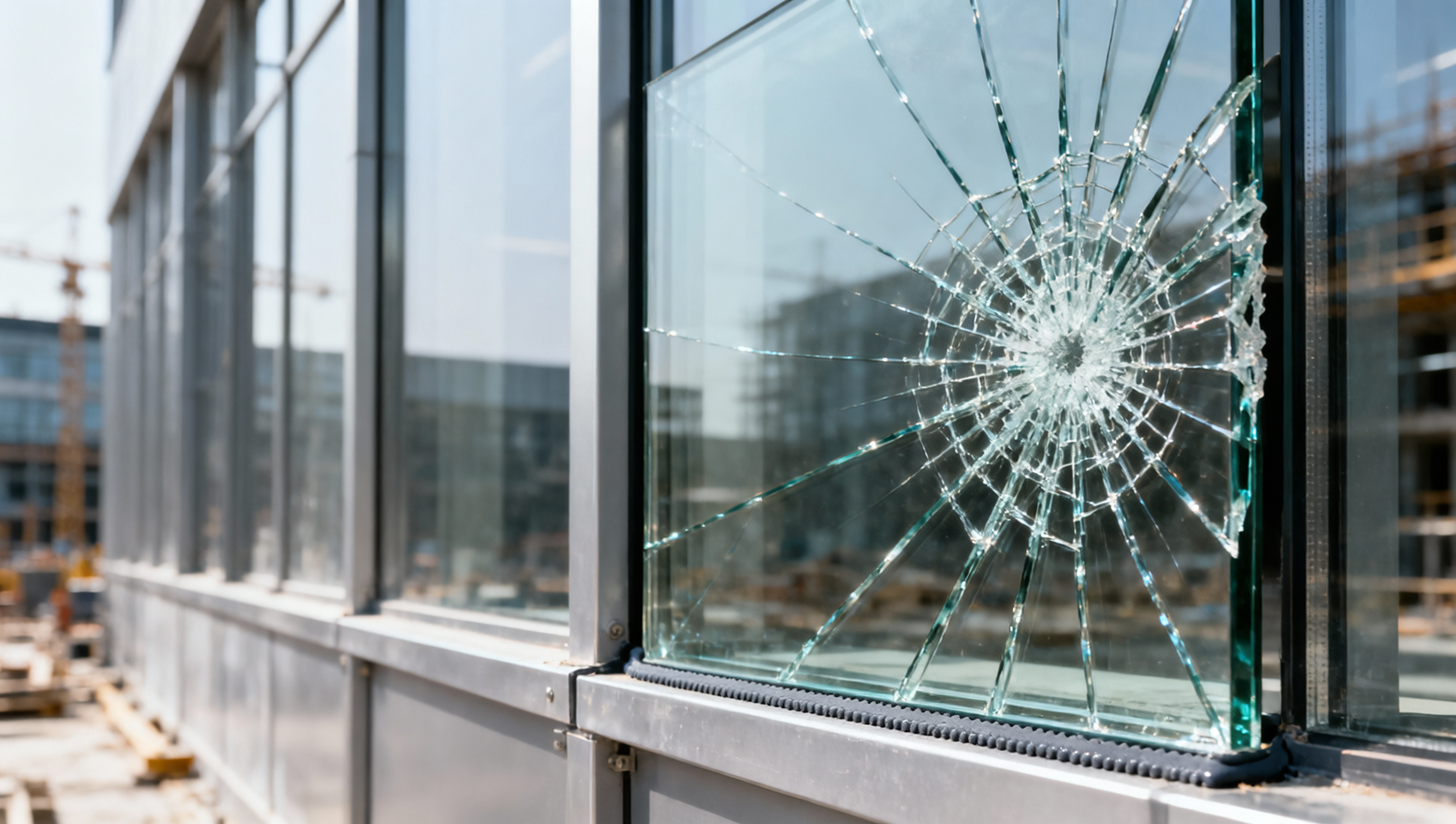 Architectural glass breakage patterns: What thermal stress signatures reveal about installation flaws