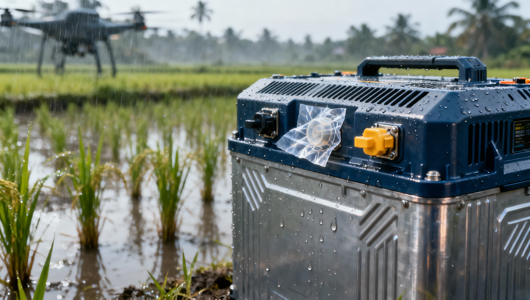 Agricultural drones battery swelling in high humidity: What cell venting design prevents field failure