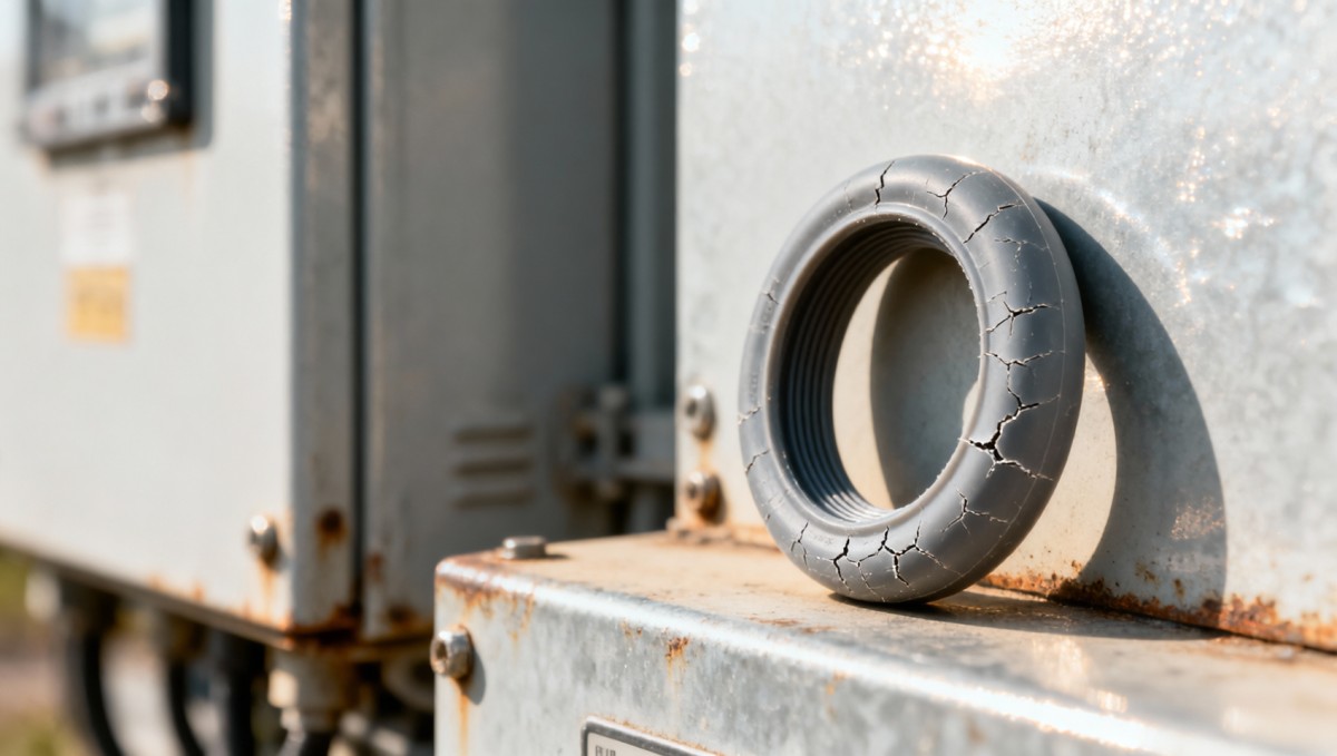 Silicone rubber compression set in outdoor enclosures: How UV exposure accelerates seal degradation