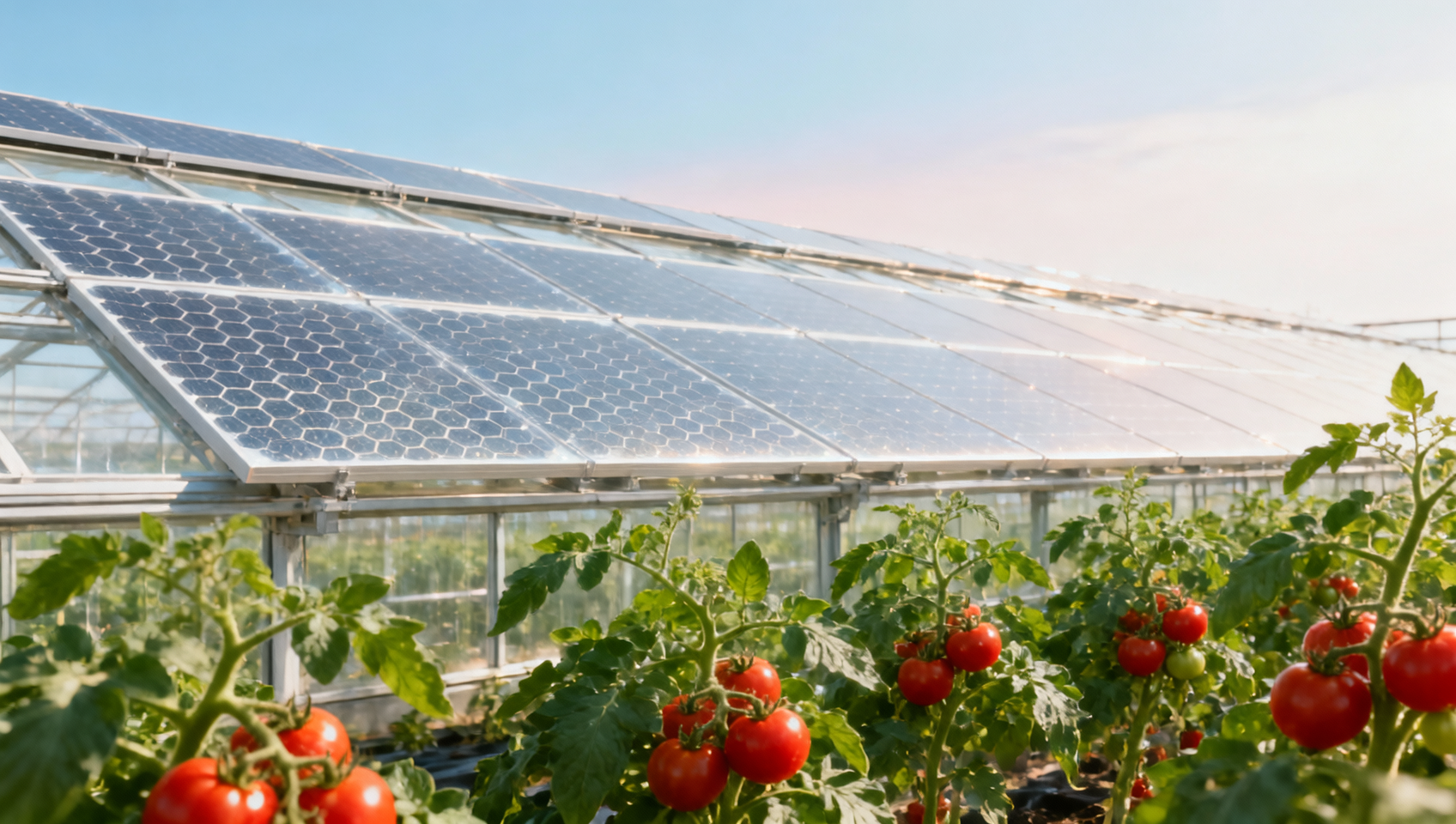 Commercial greenhouses: Do semi-transparent PV panels hurt crop yield more than they save energy?