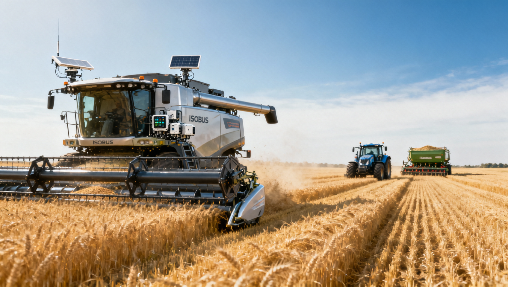 Tractors and harvesters: How much yield gain justifies upgrading to ISOBUS-compatible models?