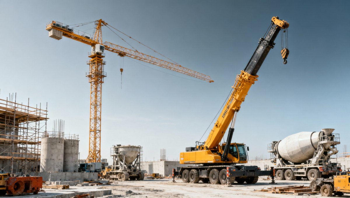 Construction cranes: rent or buy for long projects?