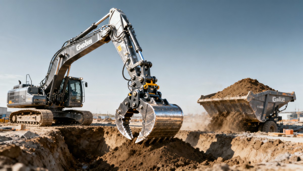 Excavator attachments that improve cycle time on site