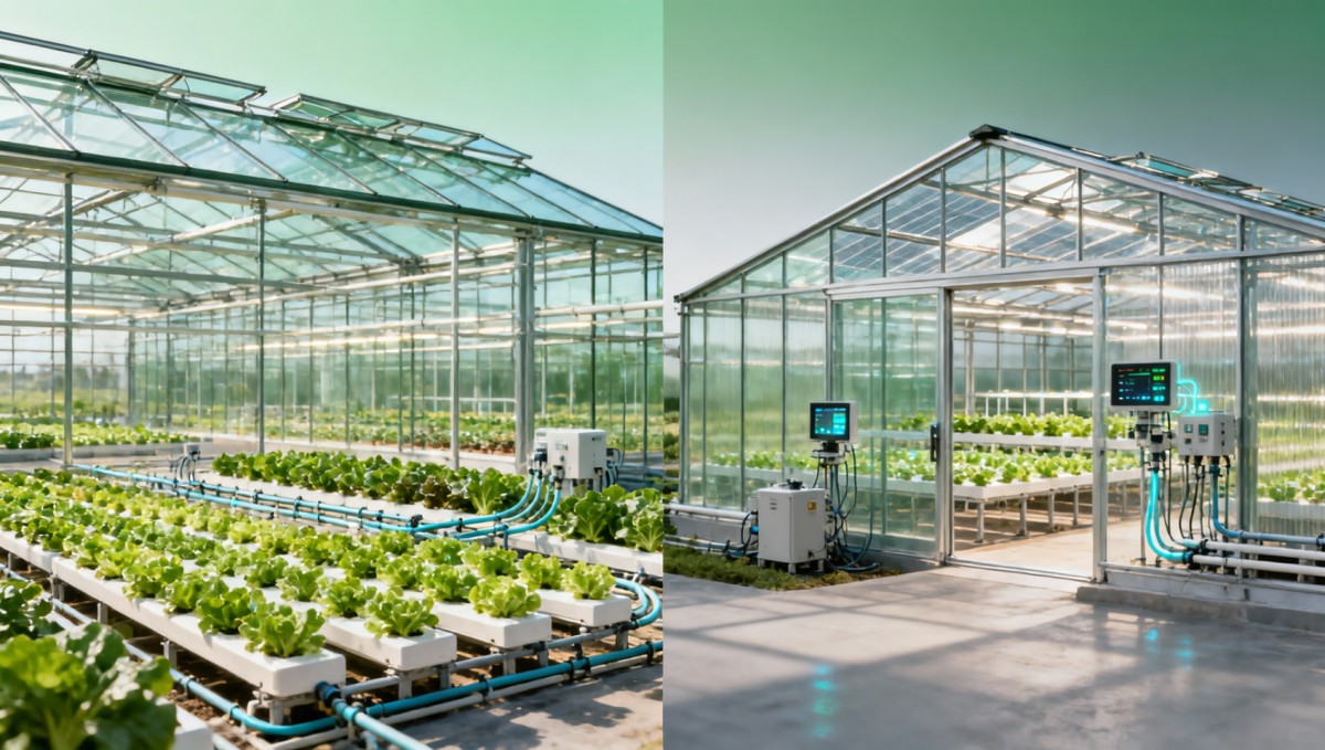 Commercial greenhouses: glass or polycarbonate in practice?