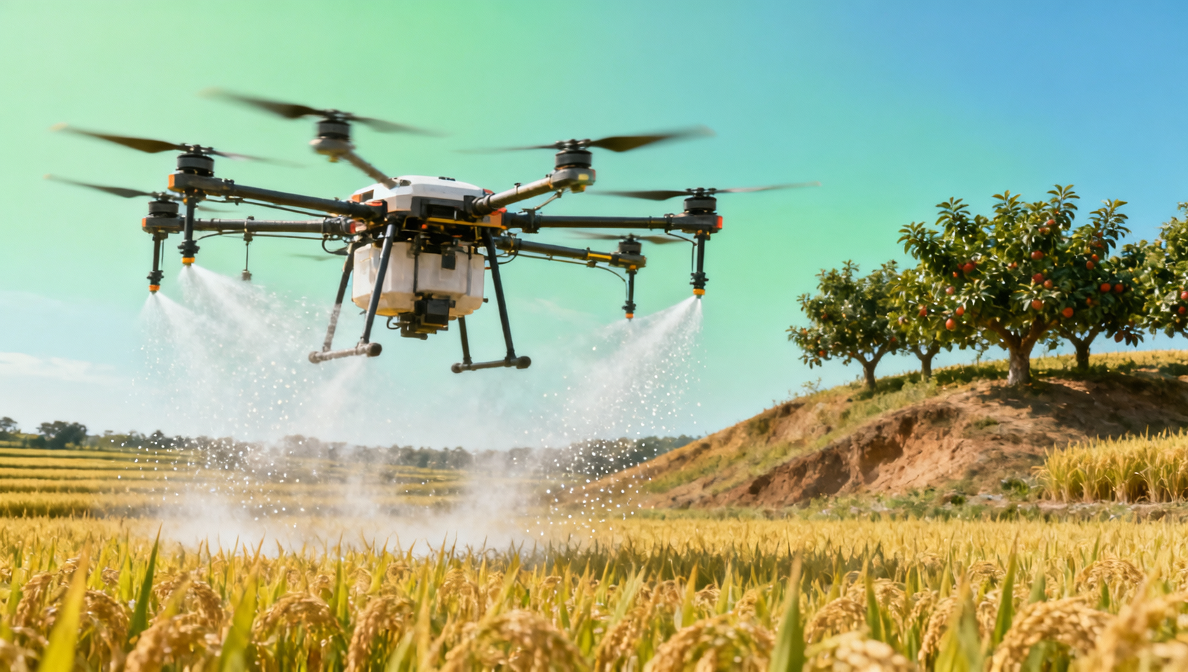 Agricultural drones and the limits of spray accuracy