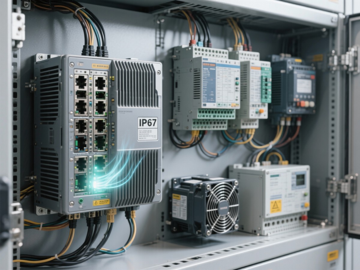 Network switches rated for industrial use still overheat in unconditioned control cabinets
