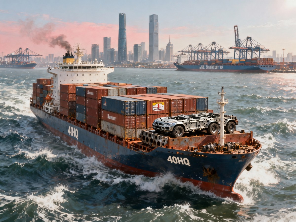 Red Sea Crisis Continues to Drive Up Asia-Europe Shipping Rates: Shanghai-Rotterdam 40HQ Container Rates Exceed $5,800, Logistics Costs for Auto Chassis Parts and Large Castings Exports Rise 22% MoM
