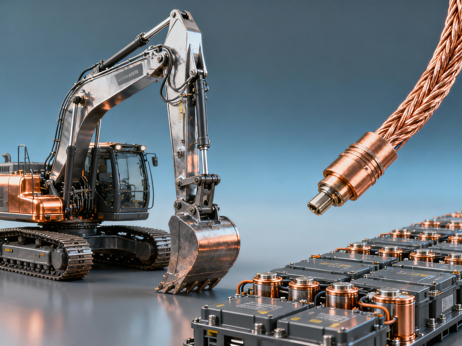 Mineral price trends show copper and nickel diverging — what that means for electric excavator adoption