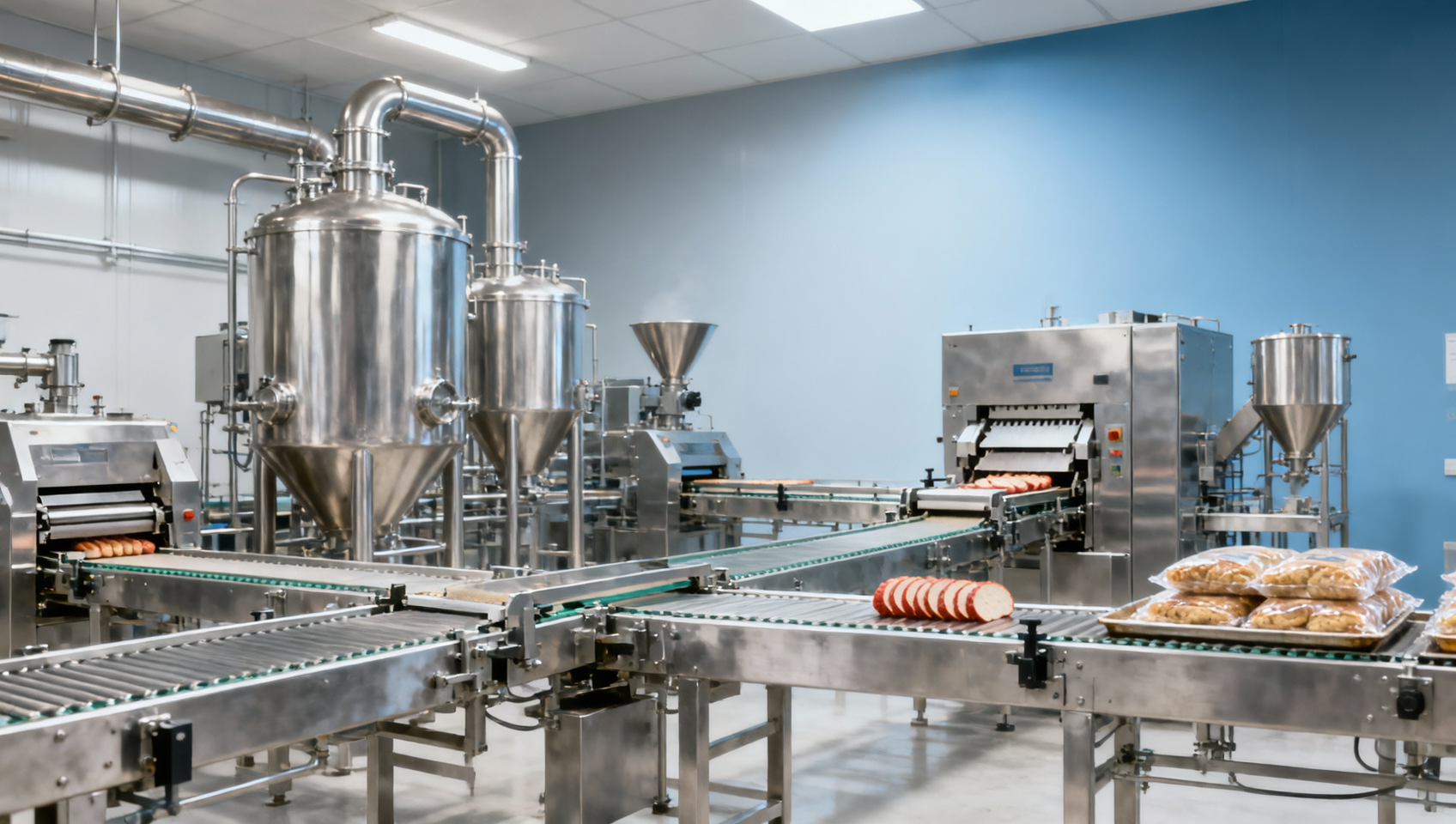 What industrial machinery for food processing costs to run