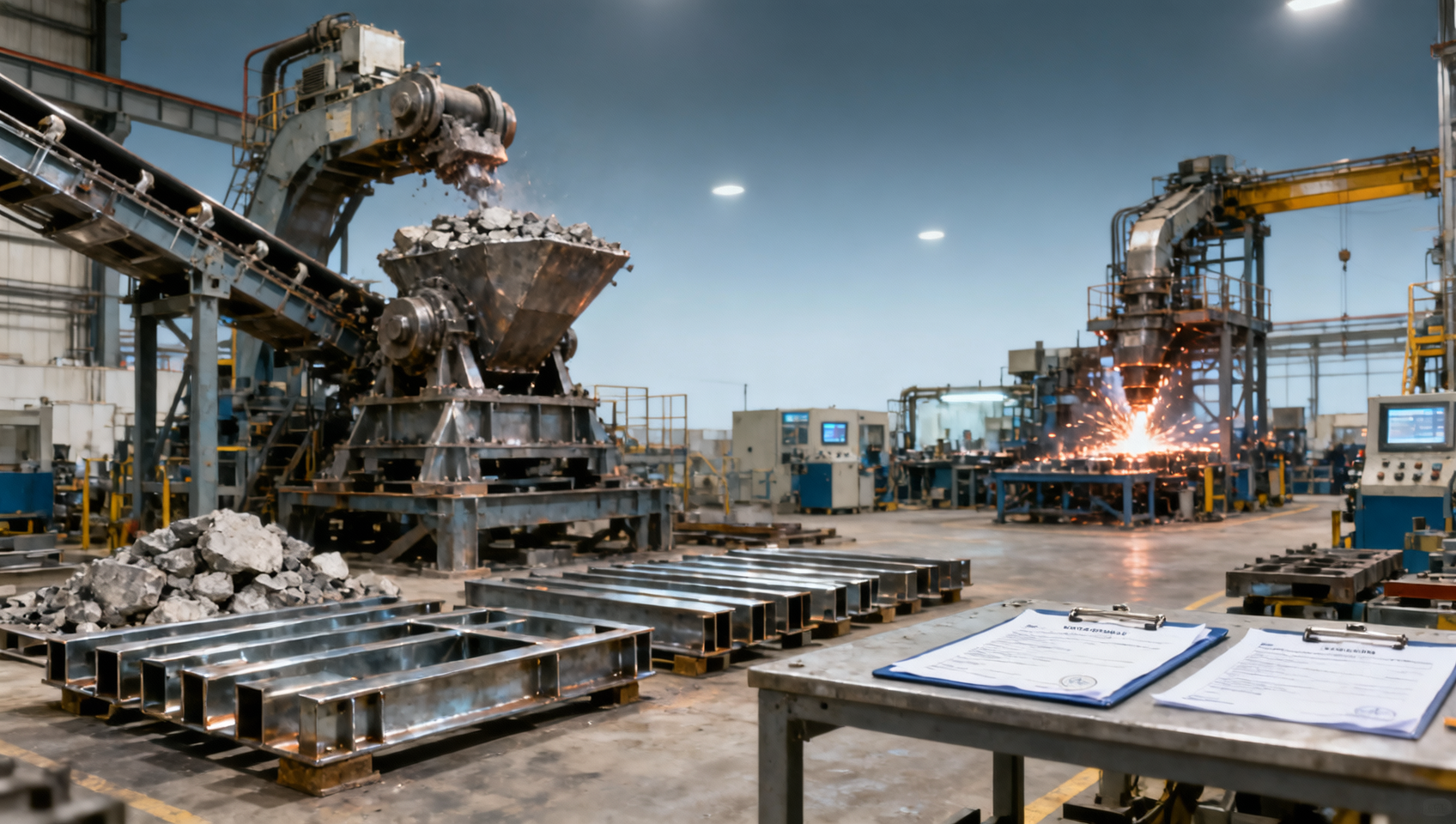 What makes an industrial machinery factory hard to audit