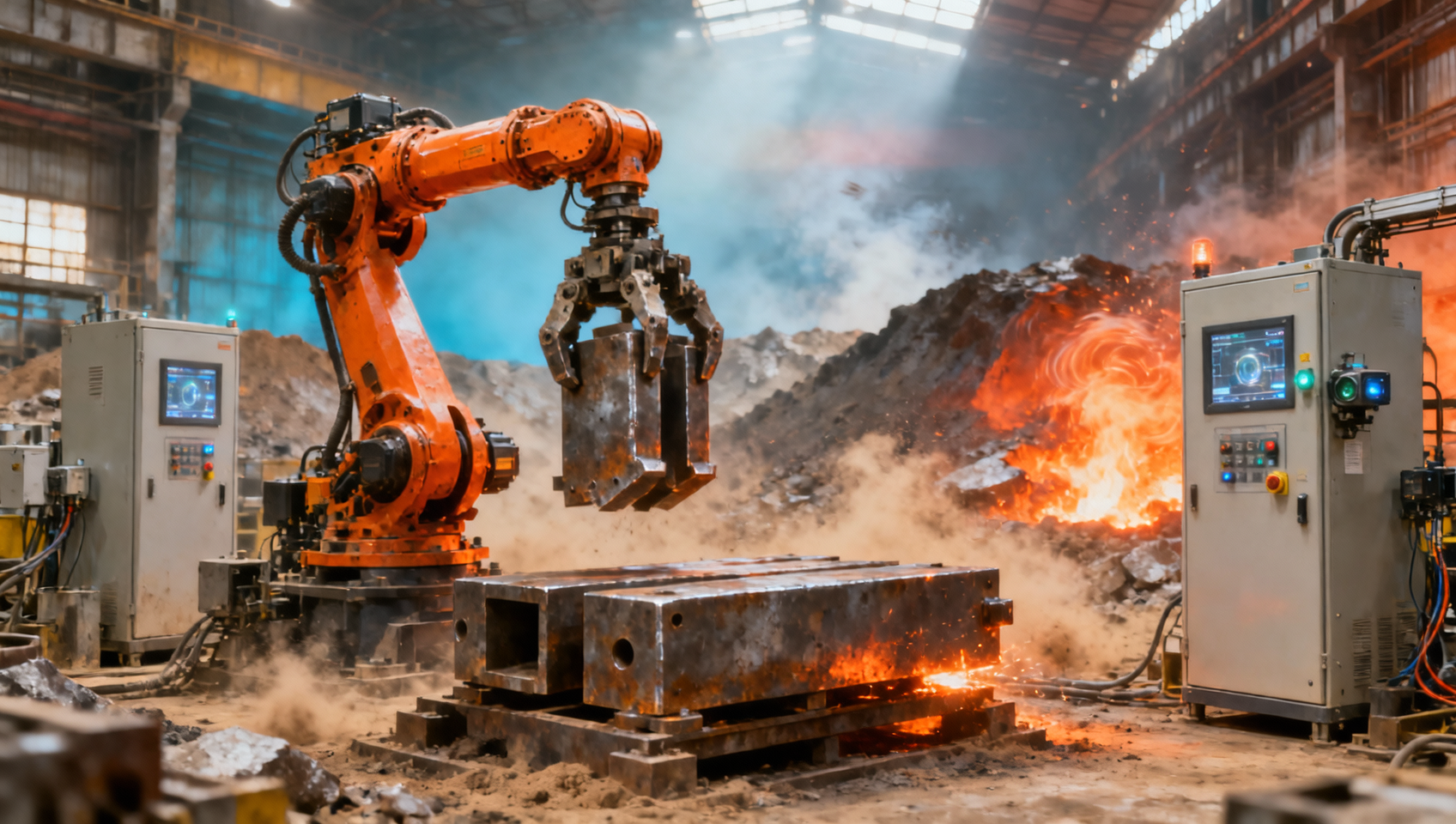 Heavy industry robotics pay off slower in harsh environments