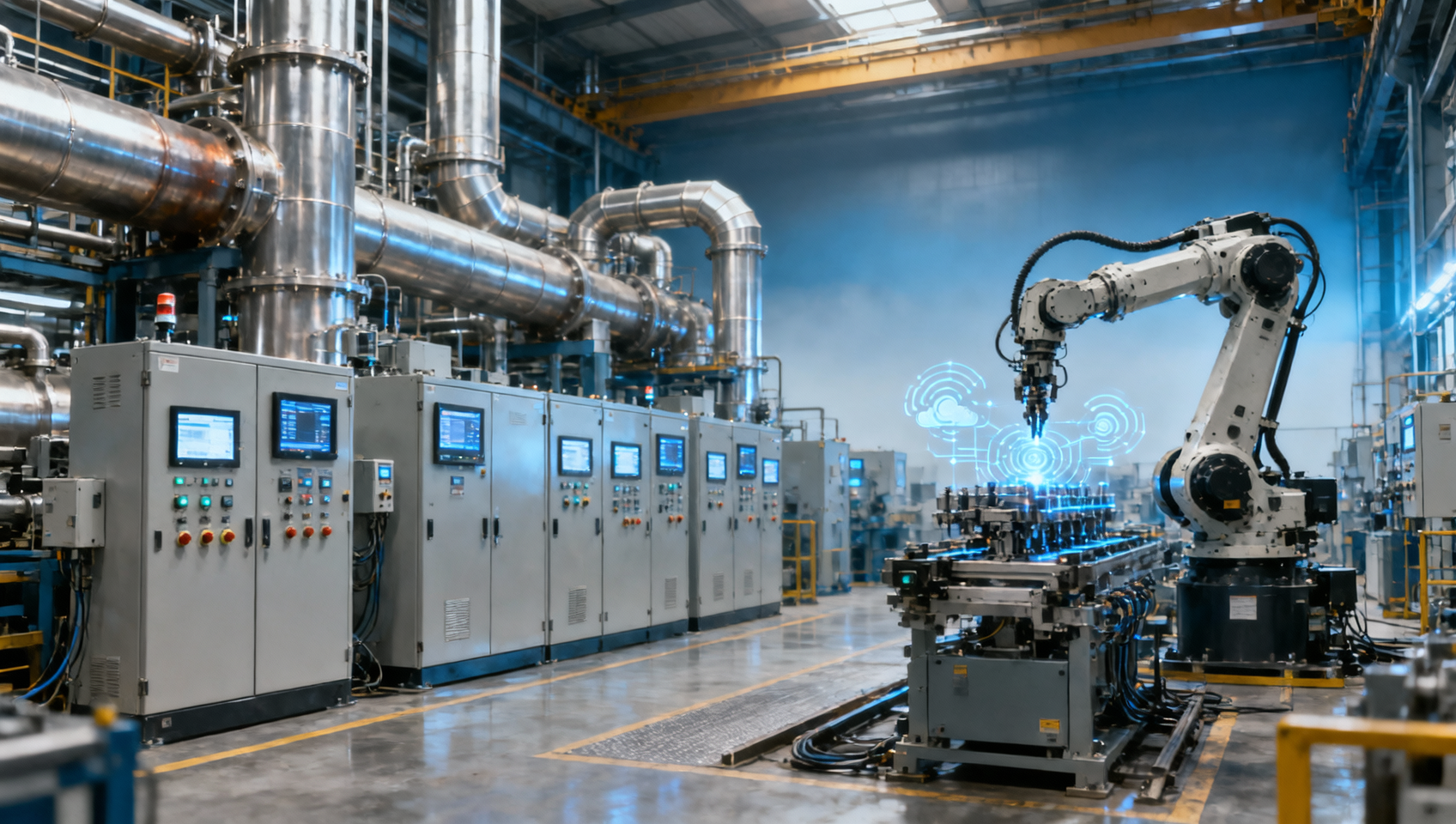 Cloud computing in heavy industry raises new control issues