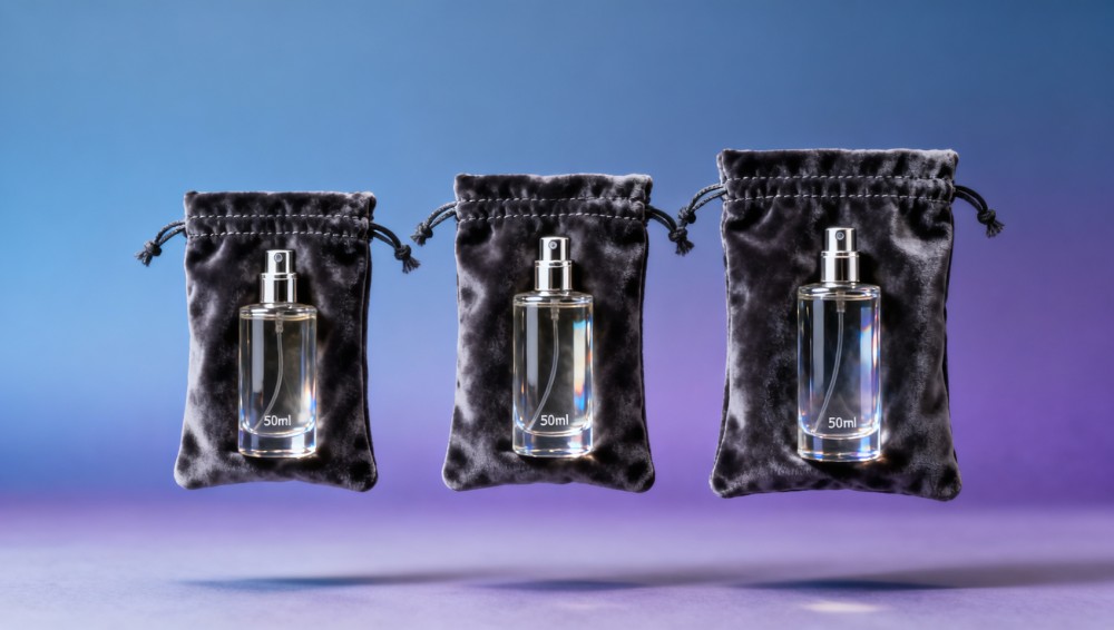 What Velvet Pouch Sizes Fit Standard 50ml Perfume Bottles — And Which Ones Minimize Waste?