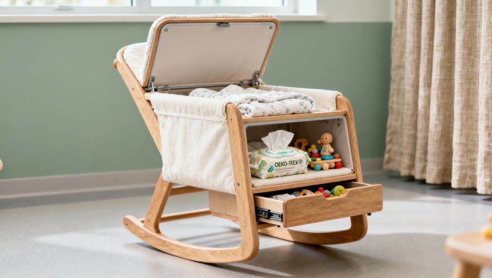 Why Nursery Rocking Chairs with Storage Are Becoming Standard in Premium Daycares?