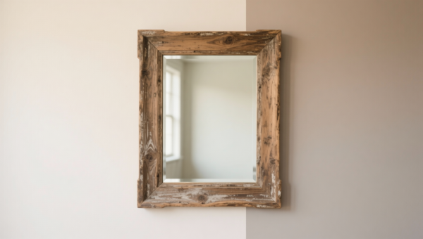 Can a Rustic Wood Framed Mirror for Farmhouse Interiors Pass ASTM D4236 Durability Testing?