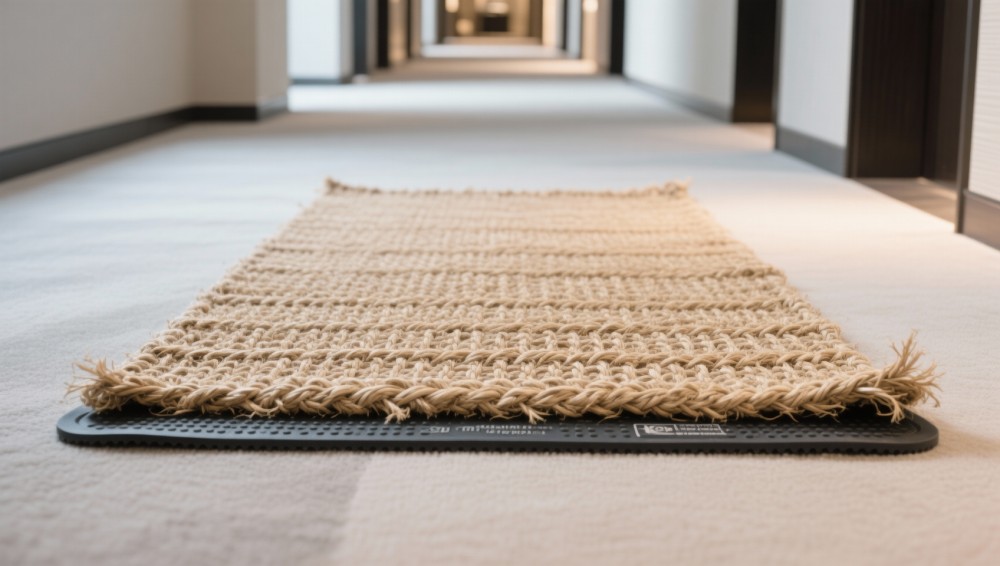 Why Sisal Rugs Wholesale for Hotels Require Low-VOC Adhesives and Anti-Slip Backing?