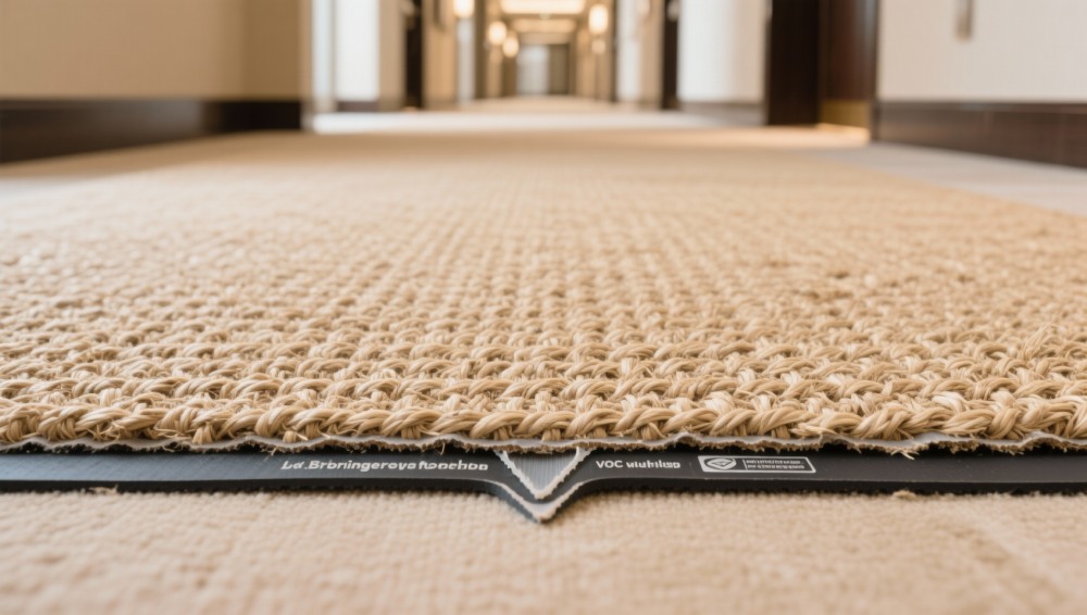 Why Sisal Rugs Wholesale for Hotels Require Low-VOC Adhesives and Anti-Slip Backing?