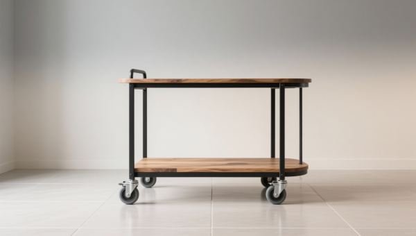 How Much Floor Clearance Is Needed for Bar Carts with Wheels in Under-50-Sq-Ft Spaces?