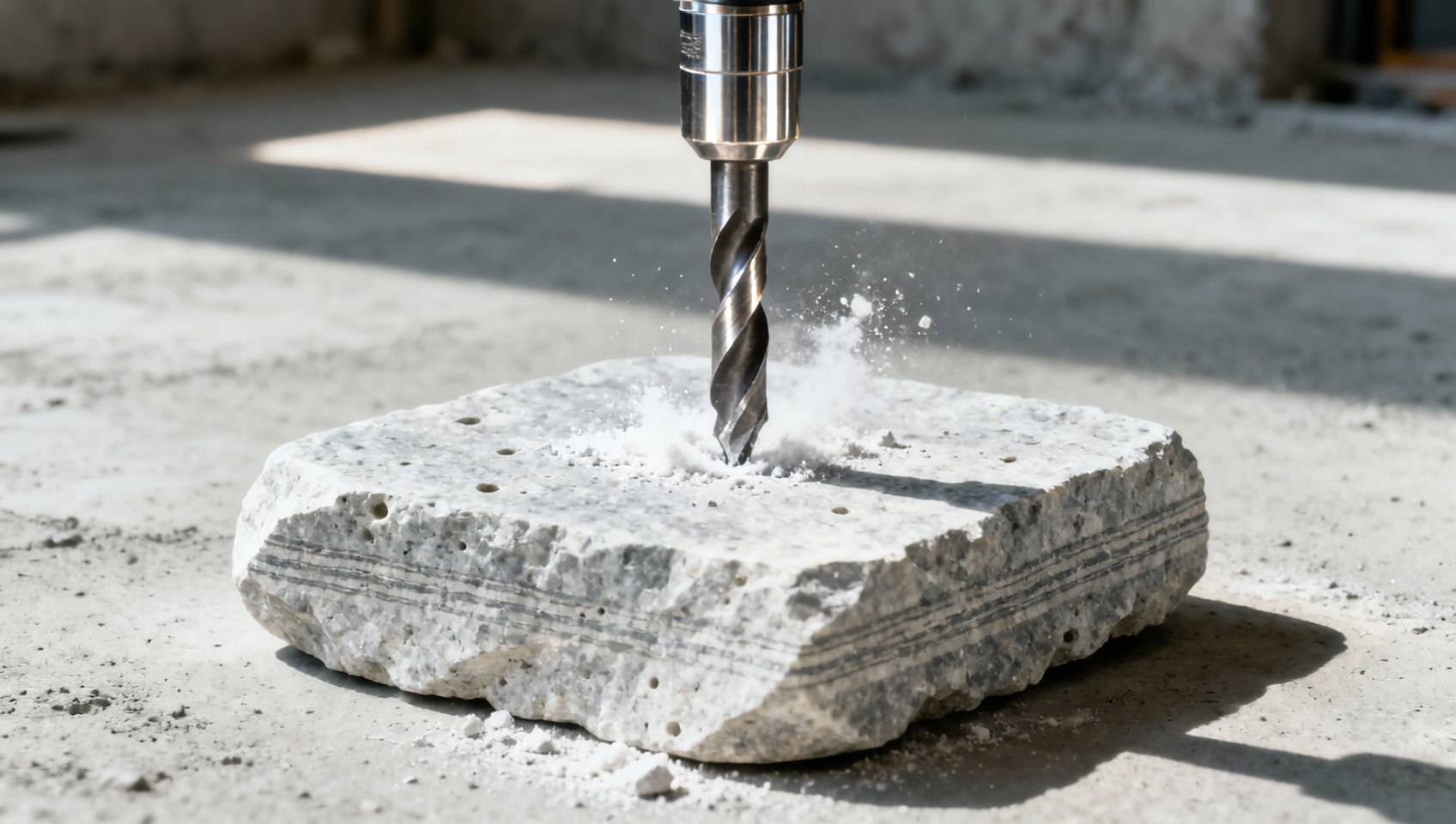 Masonry drill bits marketed for concrete performing poorly in limestone—substrate variability matters more than hardness ratings