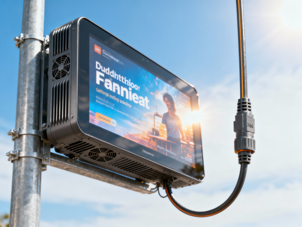 Outdoor digital signage brightness dropping 40% by noon—thermal derating isn’t optional in southern markets