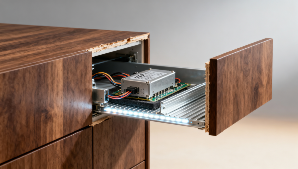 Commercial LED drivers rated for 50,000 hours — but derated below 35°C ambient