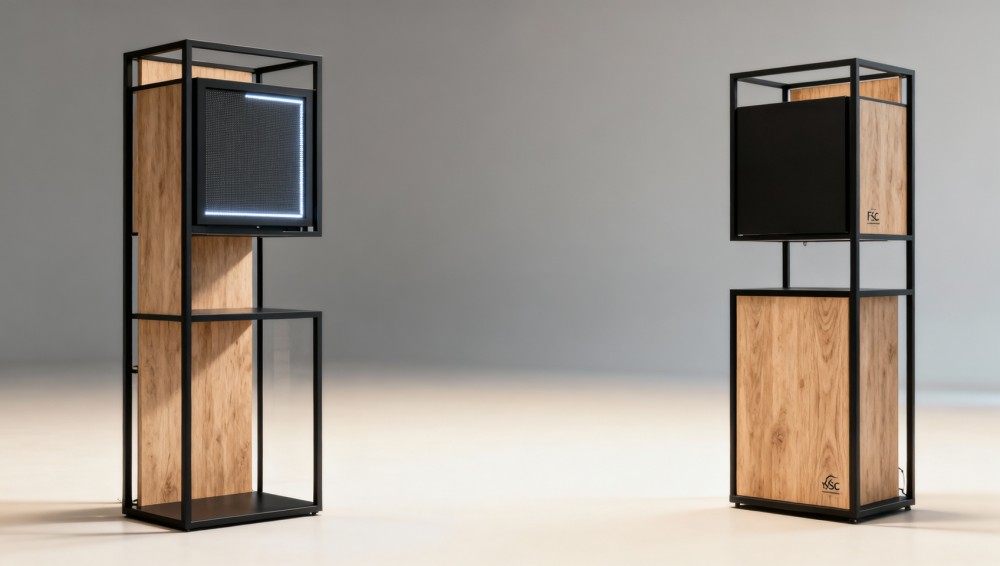 Commercial displays are being rethought as furniture—how much weight can they really carry?