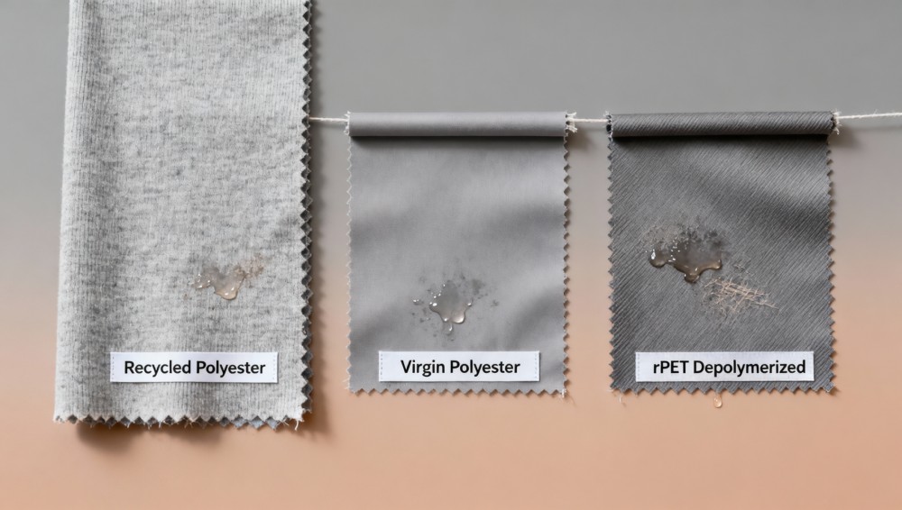 Apparel fabrics labeled ‘recycled’ but still failing colorfastness tests — common gap?