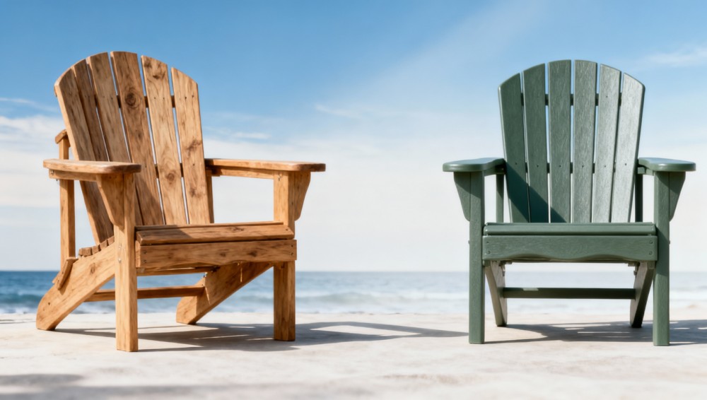 Wholesale Adirondack chairs: why pine and polywood versions behave very differently in coastal climates