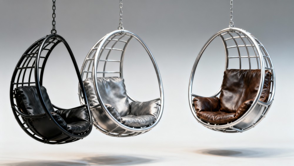 Wholesale hanging egg chair frames: steel vs. aluminum weight limits and rust timelines