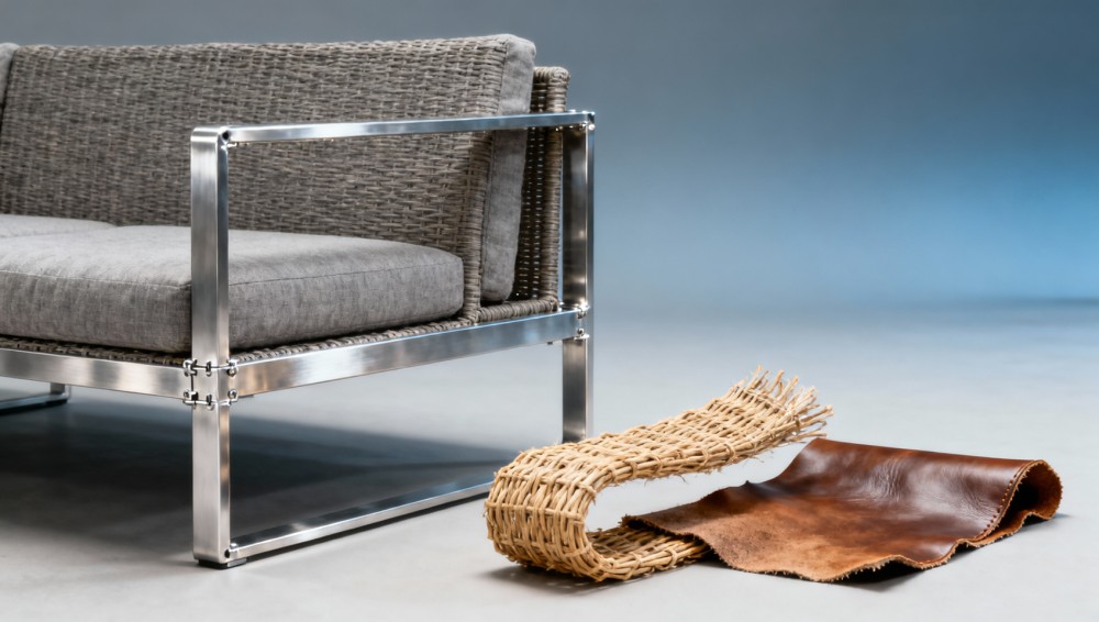 Rattan wicker patio sofa frame corrosion: aluminum extrusion quality marks you can’t ignore