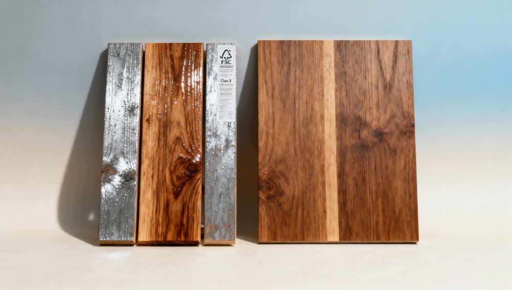 Outdoor teak wood furniture vs. thermally modified ash—what holds up longer in humid climates?