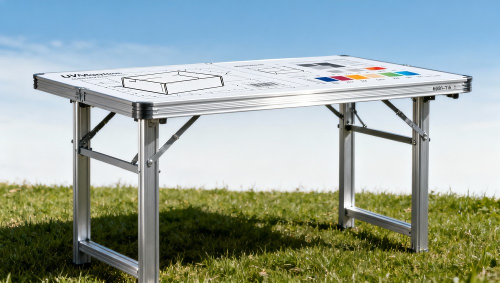 Folding event tables that stay level on grass — is aluminum frame worth the premium?