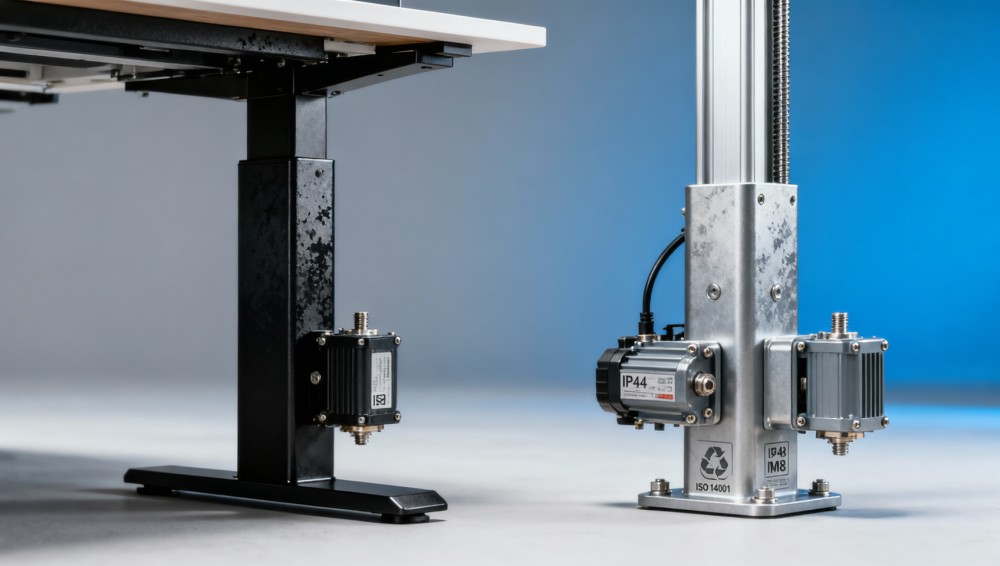 Modern executive office desk legs: Fixed-height vs. dual-motor sit-stand mechanisms in 2026