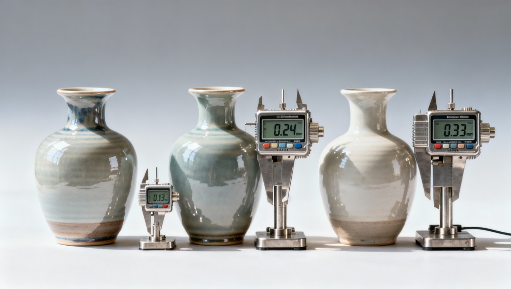 Ceramic flower vases wholesale: Does glaze thickness affect breakage during sea freight?