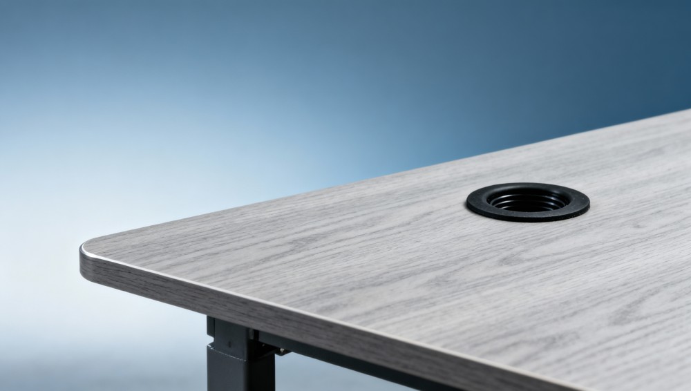 Wholesale conference room tables: Do edge profiles impact cable management more than grommet placement?